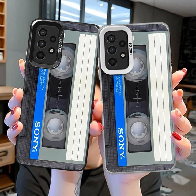 Retro Kassette Softcase Handyhülle für Samsung Galaxy (verschiedene Modelle), Multicolour - Bild 1