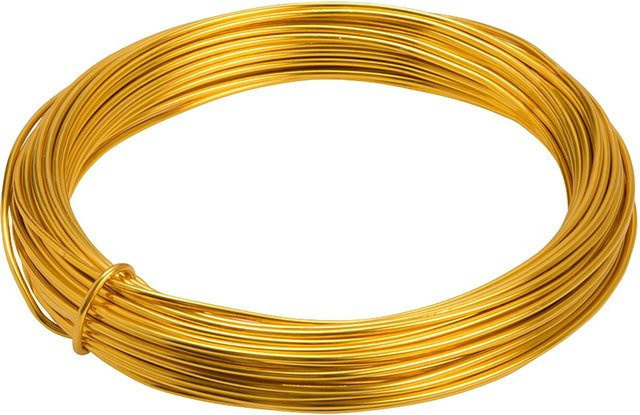 Conacord Aludraht in Gold mit einem Durchmesser von 1,6 mm und einer Länge von 12 m - Bild 1