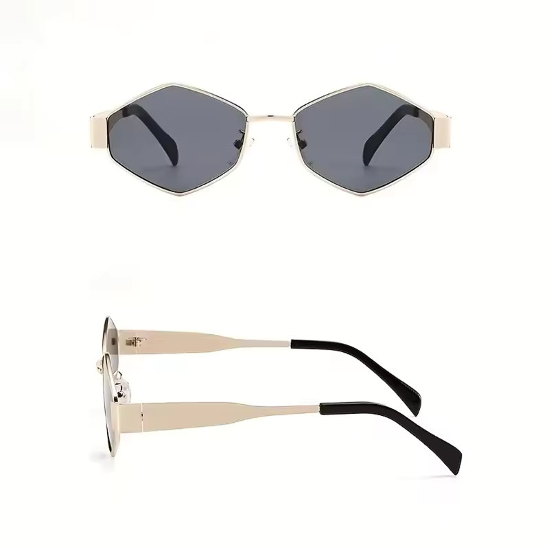 Hindfield Sonnenbrille, Vollrand, quadratisch, Metall, Unisex - Bild 4