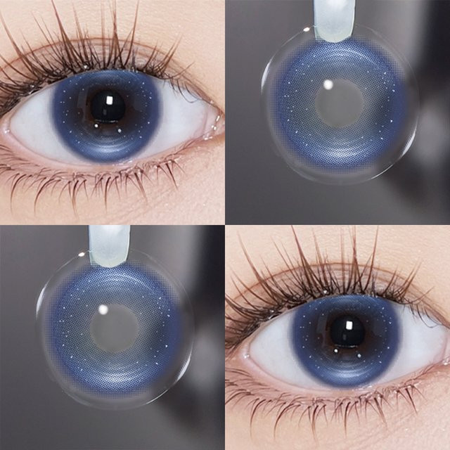 VISUASHOW farbige Kontaktlinsen blau - Bild 1