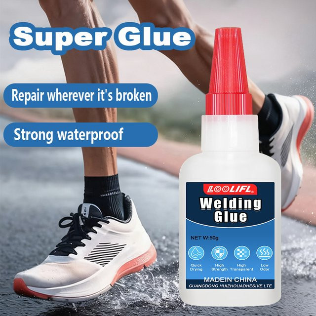 LOOLIFL Superkleber Transparent 20 g für Schuhreparatur und Bastelarbeiten - Bild 1