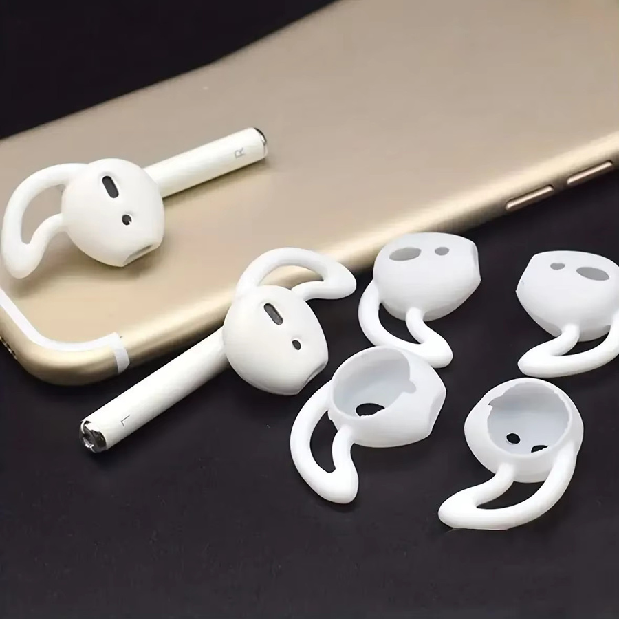 3 Paar Silikon Ohrpolster für Apple AirPods 2 in Weiß - Bild 3