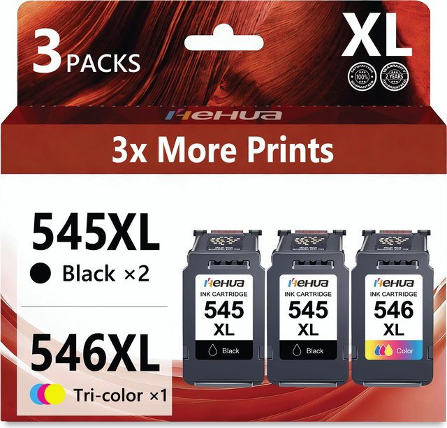 Canon Tintenpatronen Set PG-545XL CL-546XL Cyan und Multicolor für Pixma Drucker wie TR4550 TR4650 TS3350 MG2550S MG2450 - Bild 1