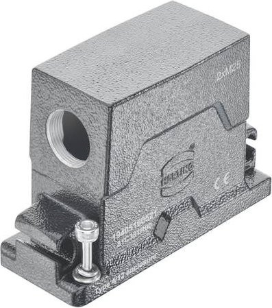 HARTING Tüllengehäuse 19 40 516 0523 19405160523 aus Edelstahl in Grau - Bild 1
