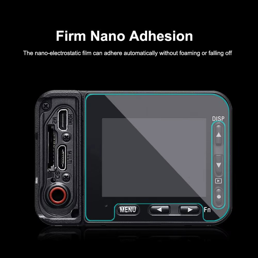 PULUZ Displayschutz-Set für Sony RX0 II Action Camera mit Frontobjektiv- und LCD-Display-Schutzfolie, transparent - Bild 2