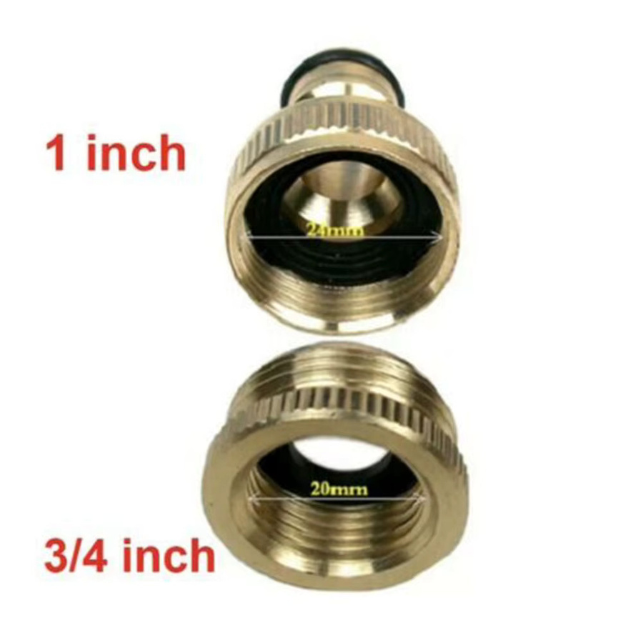 Messing Schnellanschluss Adapter für Gartenbewässerung und Wasserhahn in Gold - Bild 4