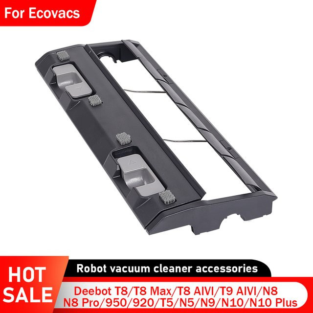 Ecovacs Rollenbürstenabdeckung in Schwarz für Deebot T9 AIVI, N8 Pro, T8 Max, T8 AIVI, 950, 920, T5, N5, N9 und N10 Plus Saugroboter Ersatzteile - Bild 1