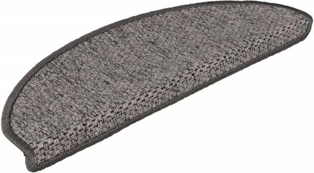 vidaXL Treppenmatten aus Sisal selbstklebend, 15 Stück, Anthrazit, B/T/H: 65 x 21 x 4 cm - Bild 1