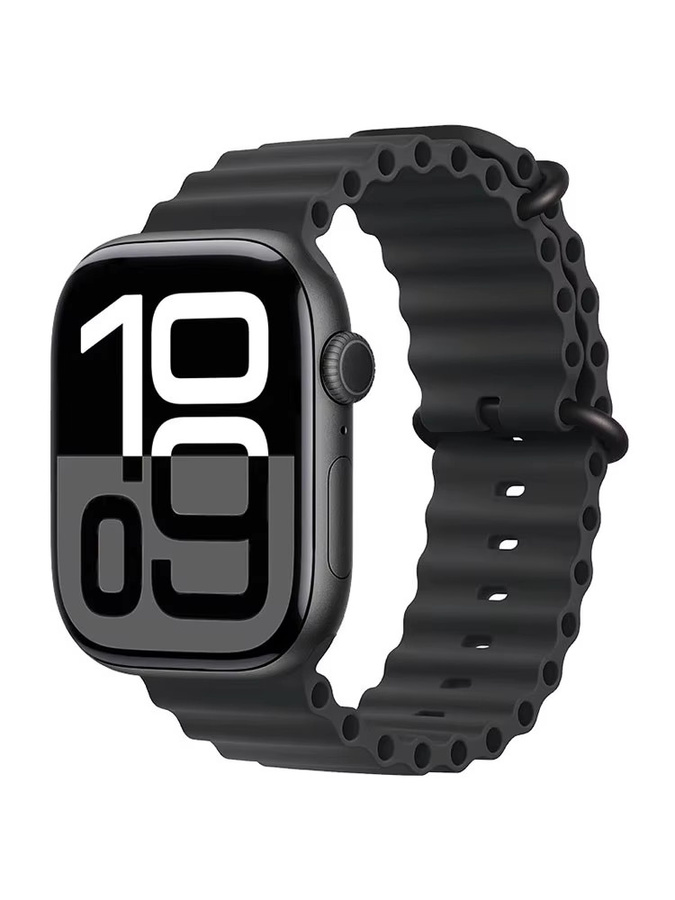 Silikonarmband, Schwarz, Unisex - Bild 4