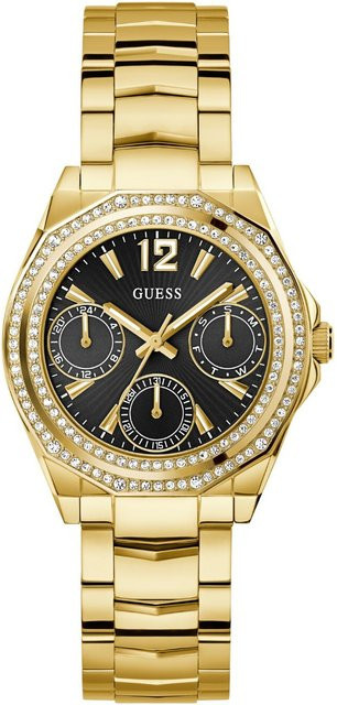 Guess Armbanduhr, Quarz, Edelstahl, Schwarz, 36 mm, Damen - Bild 1