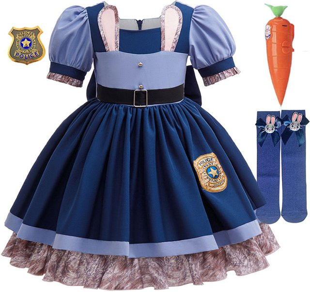 Disney Zootopia 2 Judy Hopps Kaninchen Verkleidung Kleid, Puppen Set, ab 0 Jahren - Bild 1