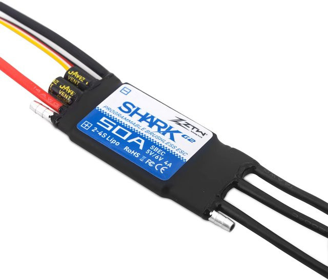 ZTW Shark G2 Bürstenloser Geschwindigkeitsregler ESC für RC-Boot Unterwasser-Thruster - Bild 1