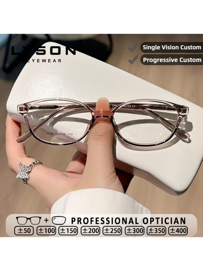 LYSON Lesebrille Oval, Vollrand, Damen, Blaulichtfilter - Bild 2