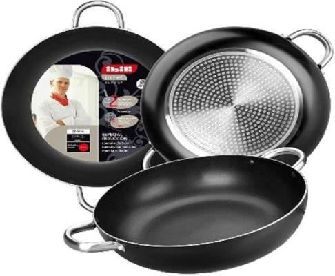 IBILI Honda I-Chef Pfanne in Schwarz mit 2-lagiger Antihaftbeschichtung, Durchmesser: 40 cm, Induktionsgeeignet mit abnehmbarem Griff - Bild 1