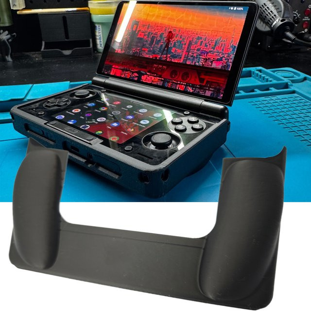 Ergonomischer DIY Controller Griff für AYN THOR Handheld Spielkonsole in Schwarz, 3D-gedruckt - Bild 1