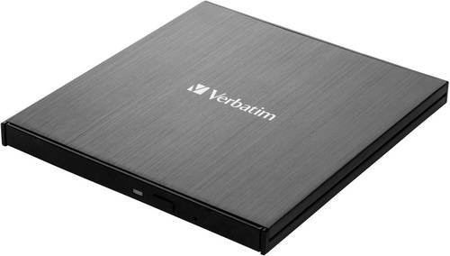 Verbatim Externer Ultra HD 4K Blu-ray Brenner Slimline in Schwarz mit USB-C und USB 3.1 Gen 1 - Bild 1