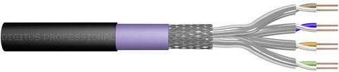 Digitus CAT 7 S/FTP Ethernet LAN Bulkkabel Schwarz RAL 9005 500 m - Bild 1