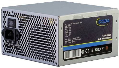 Inter-Tech Coba CES-350B PC Netzteil 350W 80PLUS Bronze in Silber - Bild 1