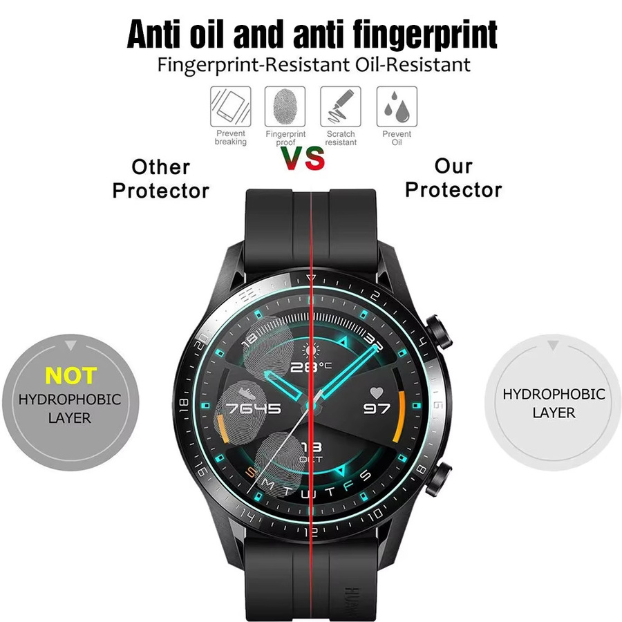 TINUORA Displayschutzfolie für Huawei GT2, Silikon, transparent, Unisex - Bild 5