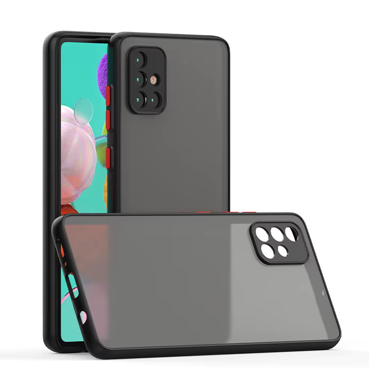 Stoßfeste Panzer-Schutzhülle aus hartem PC für Samsung Galaxy A-Serie in Schwarz oder Blau - Bild 4