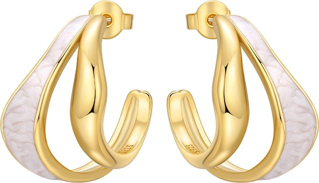 CYCUFF Creolen, 925 Silber, Gold, Damen - Bild 1