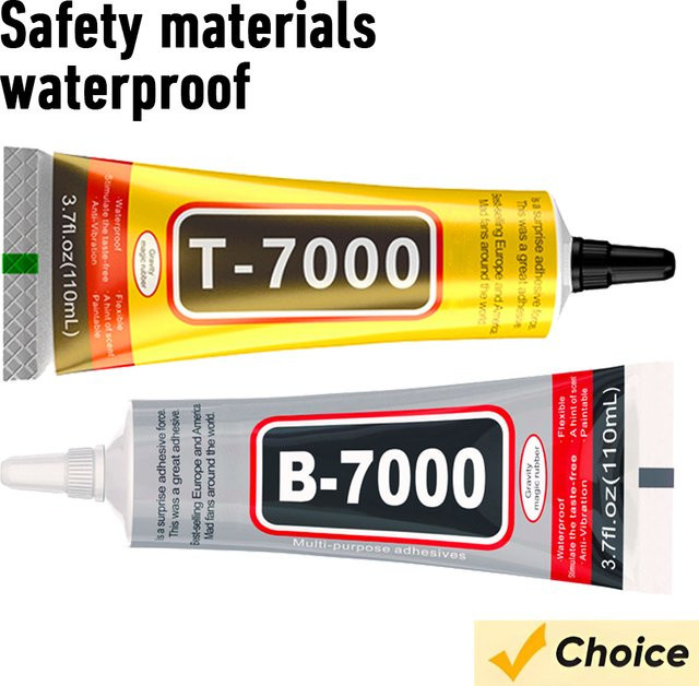 B-7000 T-7000 Flüssigkleber für Reparaturen und Handwerk, transparent, 15 ml / 50 ml / 110 ml - Bild 1