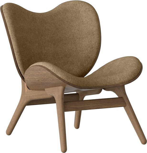 UMAGE A Conversation Piece Sessel in Braun mit Eichenholzgestell und Stoffbezug - Bild 1
