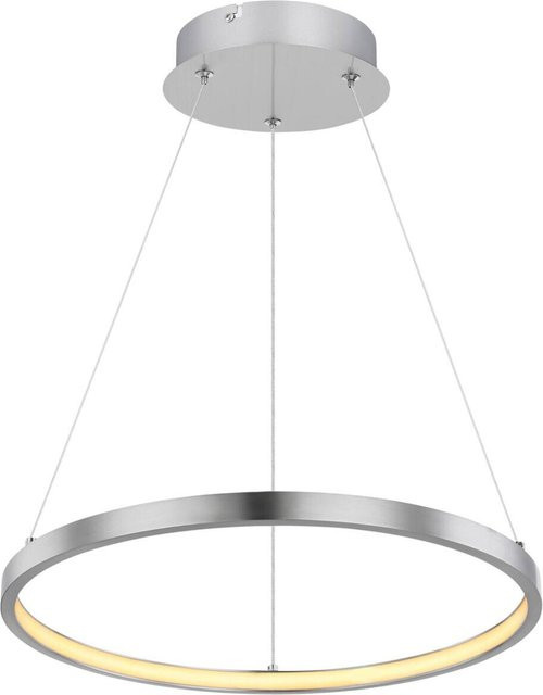 GLOBO LED-Pendelleuchte RALPH in Silber Nickel matt, H x B x T: 120 x 38,5 x 38,5 cm - Bild 1