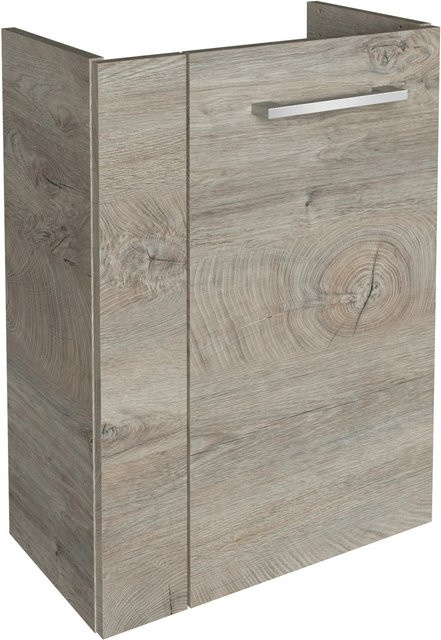 Fackelmann Waschbeckenunterschrank SBC Gäste Bad Eiche Natur Braun B/H/T: 44 x 60 x 24,3 cm - Bild 1