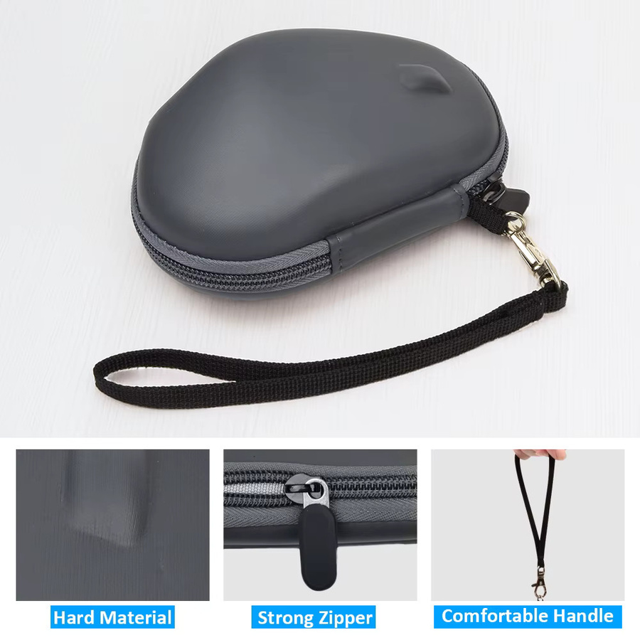 Kasfoti Tragbare Bluetooth-Maus-Aufbewahrungstasche in Grau, kompatibel mit Logitech MX Master 3s, Master 3 und MX Master 2s - Bild 2