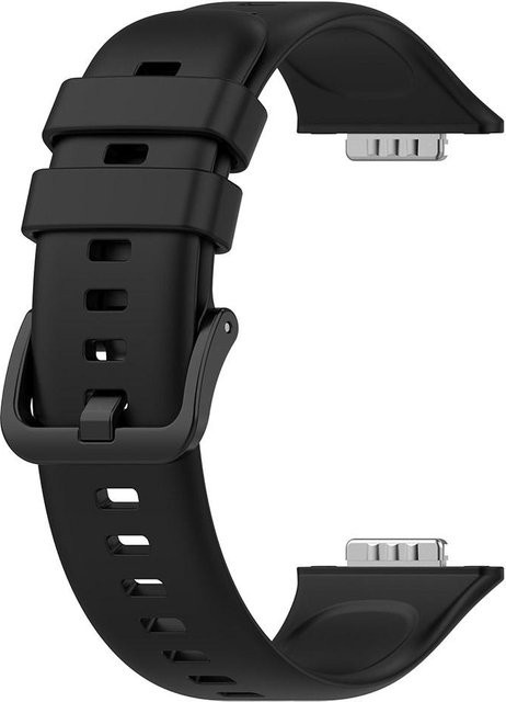 Uhrenarmband für Huawei Watch Fit 2, Silikon, schwarz, Unisex - Bild 1