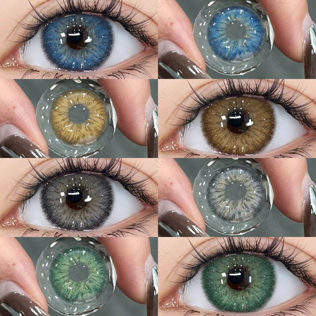 EYESHARE SERBIE Jahreslinsen farbig, braun - Bild 1