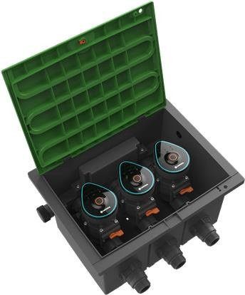 Gardena Ventilbox 9 V Bluetooth Set mit 3 Bewässerungsventilen, schwarz/grün, B/T/H: 38,5 x 28 x 20,8 cm - Bild 2