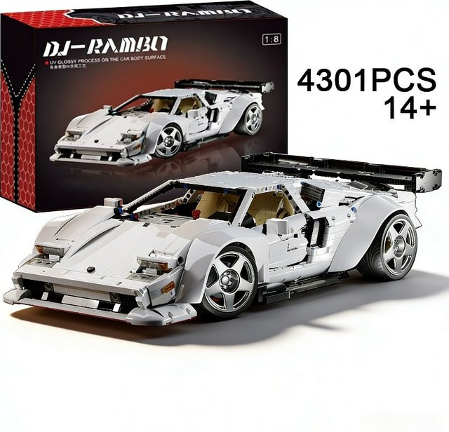 Technischer Countach Sportwagen-Bausatz, Rennfahrzeugmodell, ab 14 Jahren - Bild 1