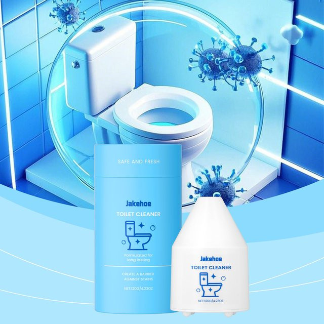 Jakehoe Toilettenreiniger Brausetabletten Blau zur Entfernung von Urinflecken und gelbem Schmutz sowie zur Geruchsbeseitigung - Bild 1