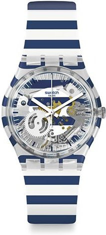 Swatch Armbanduhr, Quarzwerk, Kunststoffgehäuse, Silikonarmband, Unisex - Bild 1