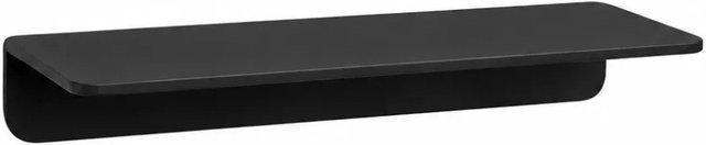 Radius Design Wandablage aus Metall in Schwarz Matt, Breite: 30 cm - Bild 1