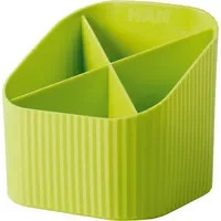 HAN Stifteköcher Re-X-LOOP in Gelb und Grün, B/T/H: 11,1 x 10,5 x 4,0 cm - Bild 1