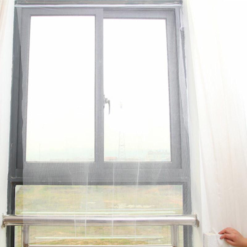 Moskitonetz Fenster Vorhang als Insektenschutz in Grau von Houseeker - Bild 3