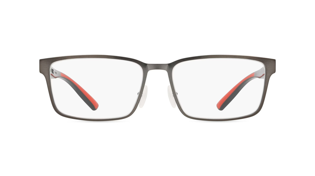 Scuderia Ferrari 0FZ7002 Korrektionsbrille, Halbrand, Quadratisch, Metall, Grau, Herren - Bild 1