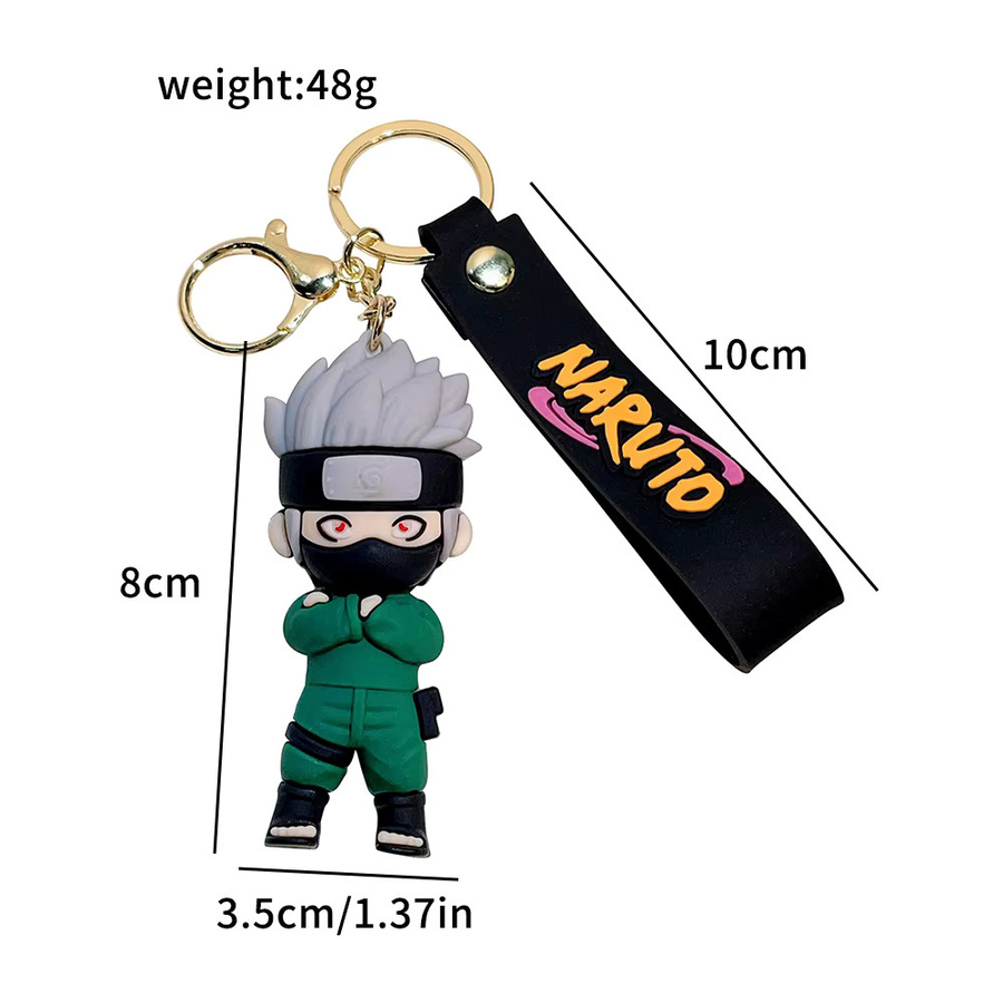 Bandai Schlüsselanhänger Set, Naruto Shippuden, Silikon, Unisex - Bild 3