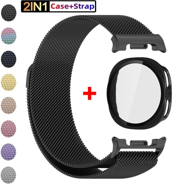 Samsung Uhrenarmband, Milanese-Loop, Silber, Galaxy Watch 8 Classic LTE 46 mm - Bild 1