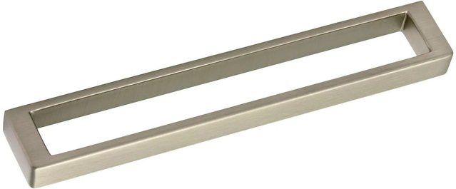 Furnipart Möbelgriff Cubico Barrel in Silber mit Edelstahl-Effekt aus Zinkdruckguss, Länge: 201 mm - Bild 1