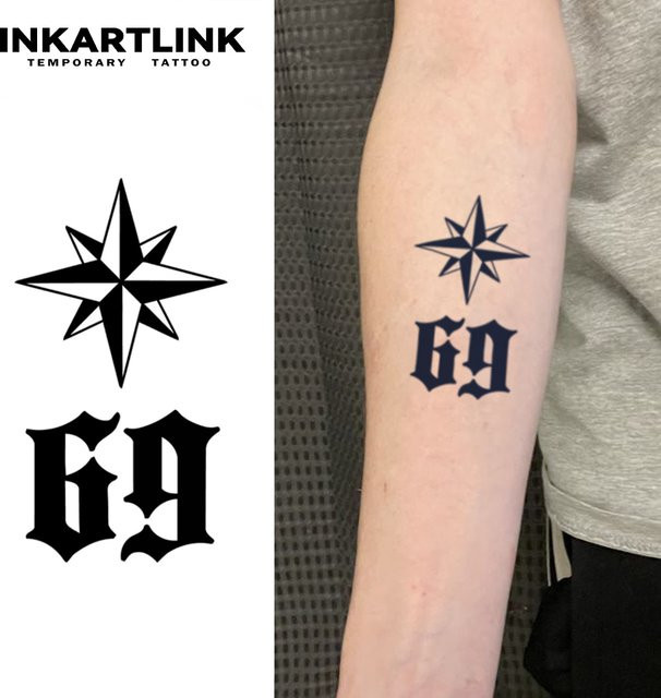 Starlight Temporärer Tattoo-Aufkleber, wasserfest, semi-permanent - Bild 1