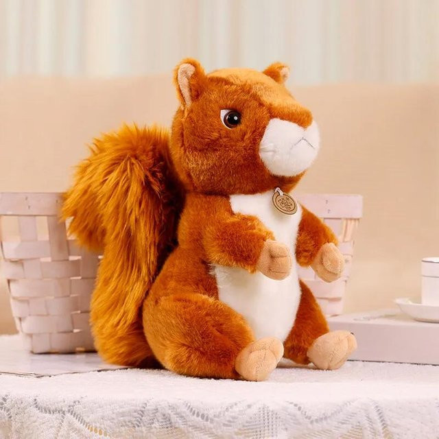 Kidsly Eichhörnchen-Plüschtier, Waschbär-Puppe, 17cm, ab 3 Jahre - Bild 1