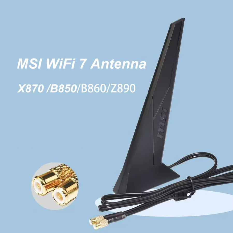 MSI WIFI7 Antenne in Weiß mit EZ-Stecker für MSI ASUS GIGABYTE Motherboard - Bild 3