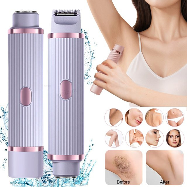 raugee 2-in-1 Elektrorasierer und Epilierer für Damen, Gesicht und Körper - Bild 1