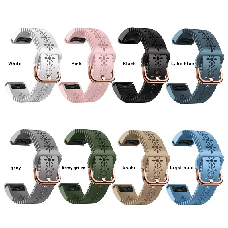 Uhrenarmband Silikon, 20 mm, Unisex - Bild 2