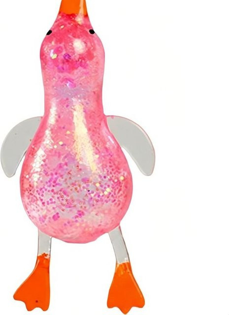 BC Pet Supplies Ente Quetsch- und Stressabbau-Spielzeug, rosa - Bild 1