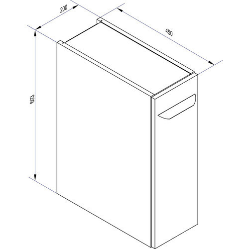 Fackelmann Bad-Unterschrank Luxor Steinesche Braun B/T/H: 60,5 x 45 x 20 cm - Bild 3